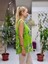 LS8819D Kolsuz Pamukketen Cepli Italyan Bluz Yeşil 3