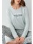 Kadın Açık Yeşil Mevsimlik Pijama Takım, %50 Modal %50 Pamuk 3