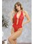 Kırmızı Taşlı Bodysuit - 888 6