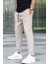 Bej Jogger Pantolon 4242 Erkek Dar Kesim Günlük Kullanım İçin %100 Polyester 3