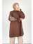 Kol Nakışlı Tunik Acı Acı Kahve 2