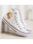 Beyaz Spor Ayakkabı Kadınlar İçin Nefes Alabilir Günlük Kullanım 3 cm Taban 4