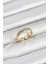 Pirinç Gold Renk Zirkon Taşlı Vintage Kadın Yüzük - PRT3500EB09034 1