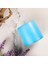 7x7 cm Mitr Mavi Silindir Mum 2