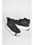 V973019102 Siyah/beyaz Süet Kalın Tabanlı Kadın Spor Ayakkabı Sneakers 1
