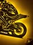 Yamaha R25 Motosiklet LED Işıklı Ahşap, Lazer Mdf Duvar Süsü, Duvar Dekor Tablo Aksesuar, Hediye 4