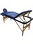 Masaj Masası Mavi | Ahşap Ayaklı, Ayarlanabilir Yükseklik, Taşıma Çantalı GM-305 2