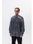 Erkek Origin Baskılı Yıkamalı Bisiklet Yaka Oversize Sweatshirt Siyah 2