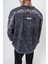 Erkek Origin Baskılı Yıkamalı Bisiklet Yaka Oversize Sweatshirt Siyah 5