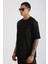 %100 Pamuk Overfit Erkek Basic T-Shirt, Erkek Sade Tişört 2
