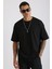 %100 Pamuk Overfit Erkek Basic T-Shirt, Erkek Sade Tişört 5