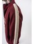 Erkek 7 Şerit Detaylı Dik Yaka Doubleface Zip Oversize Sweatshirt Bordo 5