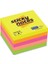 Yapışkanlı Not Kağıdı Küp Blok 75X75 Mm. 400 Yaprak Neon Renkler 1