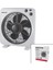 10 Inç Kutu Fan Vantilatör 3 Kademe Hız 6 Plastik Kanat 38W 60DK.ZAMAN Ayarlı MTR-F610 (5047) 1