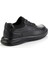 Siyah Hakiki Deri Erkek Casual Ayakkabı E01396198603 3
