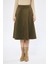 Midi Boy Kloş Etek Kadın Süet Kumaşla Rahat Kullanım İçin Tasarlandı 2