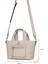 Çapraz Askılı Kadın Çanta Ekru Us25150 9