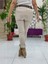 NC21358 Italyan Coton Pantolon Krem 4