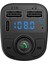 C1 Araç Fm Transmitter Type-C Bluetooth Araç Kiti USB Mp3 Sd Kart Çakmaklık Girişli Oto Müzik Çalar 3