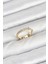 Pirinç Gold Renk Kemik Model Zirkon Taşlı Kadın Yüzük - PRT3500EB09060 1