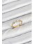 Pirinç Gold Renk Renkli Zirkon Taşlı Kadın Yüzük - PRT3500EB09038 1