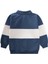 Polo Yaka Baskılı Sweatshirt 4-12 Yaş Lacivert 3