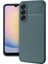 Samsung Galaxy A17 Uyumlu Kılıf Negro Karbon Görünümlü Silikon Koyu Yeşil 1