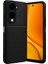 Vivo Y29S Uyumlu Kılıf Negro Karbon Görünümlü Silikon Siyah 3