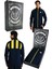 Lacivert Tribün Lazer Kutulu Çubuklu Erkek Sweatshirt 1