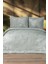 Opal Elyaf Dolgulu Çift Kişilik 250X255 cm Yatak Örtüsü Adaçayı 1