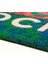 Kerala Coır Kapı Önü Paspası 45X75 cm Pembe - Mavi 3