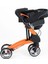 Rolatör Yürüteç Turuncu | Alüminyum Gövde, 7'' Pvc Tekerlekli, Katlanabilir ve Frenli DY049147L 7