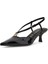Kadın Desie Rugan Sivri Burunlu Topuklu Ayakkabı - Siyah 1