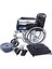 Tuvaletli Tekerlekli Sandalye | Nikelaj Kaplama Çelik Gövde, Refakatçi Frenli, Çıkabilir Tuvalet Aparatı DM-680 4