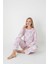 Uzunkollu Kadın Pamuklu Pijamatakımı 1