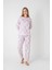 Uzunkollu Kadın Pamuklu Pijamatakımı 2
