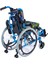 Pediatrik Tekerlekli Sandalye Yeşil | Alüminyum Şase, Göğüs Destekli Emniyet Kemeri, Quick Release Teker KY980LQ-30 3