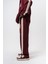 Erkek 7 Şerit Detaylı Kışlık Doubleface Baggy Eşofman Altı Bordo 3