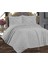 Puffy Yakut 3 Parça Çift Kişilik Yatak Örtüsü, Pike Örtüsü (250X260)-GRI 1