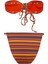Renkli Stripe Starplez Bikini 2