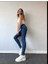 Layla Koyu Mavi Yüksel Bel Dar Paça Skinny Likralı Kot Pantalon 3