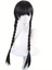 Wednesday Addams Karakter Peruk – 61 cm Uzunluk, Isıya Dayanıklı Sentetik Örgülü Saç, Doğal Siyah, Halloween & Parti Kostüm Peruğu 4