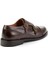 Kahve Hakiki Deri Erkek Klasik Ayakkabı E01580785403 3