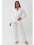 Interlok Düğmeli Hamile Lohusa Uzun Kol Pijama Takımı 1354-01 1