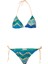 Triko Renkli Desenli Üçgen Bikini Takım 1