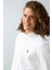 Erkek Gömlek Klasik Stil Slim Fit Uzun Kol Düz Beyaz Renk 2