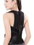 Unisex Siyah Balenli Dik Duruş Bel ve Sırt Korsesi 1