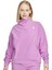 Acg 'wolf Tree' Loose Fit Women's Ls Top Kadın Bol Kesim Polar Sweatshirt Mor 1