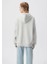 Mavi Logo Baskılı Kapüşonlu Gri Sweatshirt 1600361-34322 11