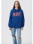 Mavi Logo Baskılı Kapüşonlu Lacivert Sweatshirt 1600361-82625 10
